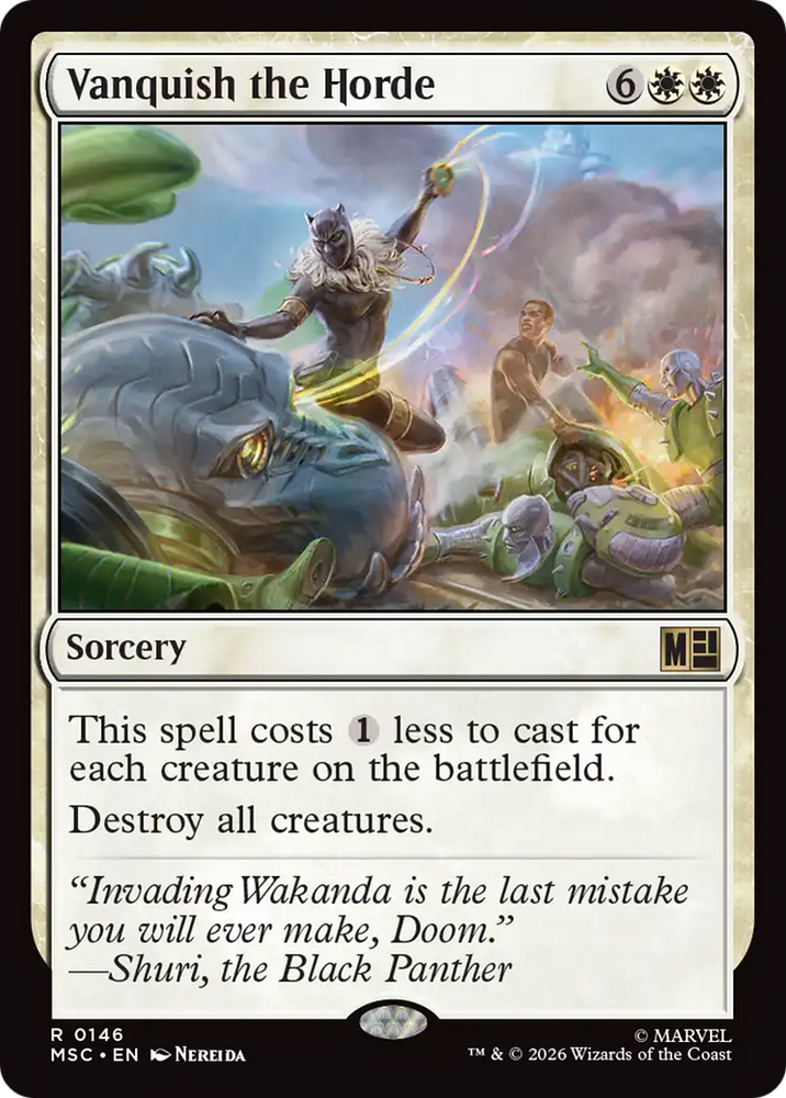 Vanquish the Horde [Marvel Super Heroes Commander] Magic: The Gathering