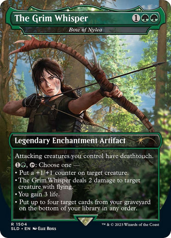 The Grim Whisper - Bow of Nylea [Secret Lair Drop Series] Magic: The Gathering