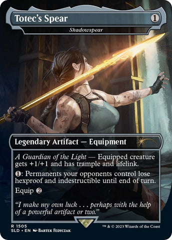 Totec's Spear - Shadowspear [Secret Lair Drop Series] Magic: The Gathering