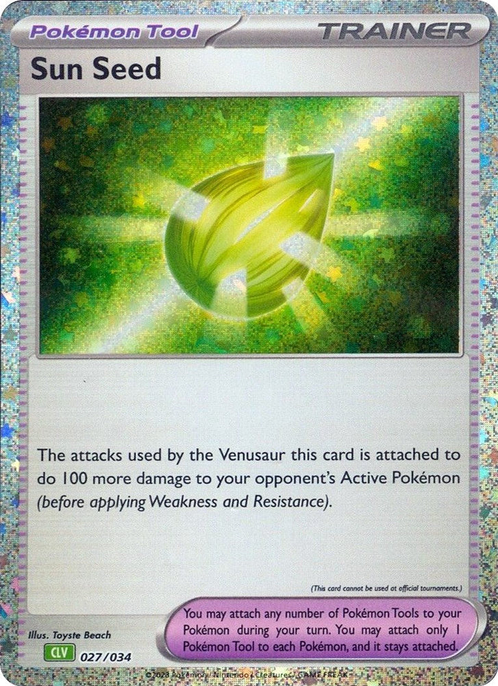 Sun Seed [Trading Card Game Classic] Pokémon