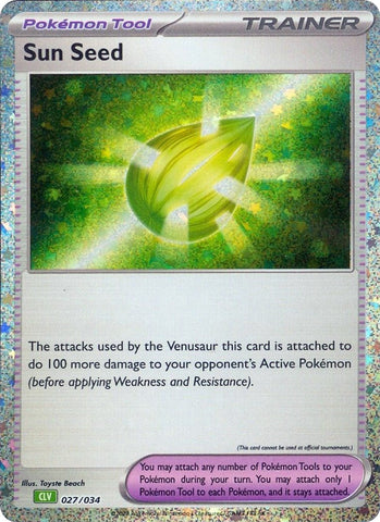 Sun Seed [Trading Card Game Classic] Pokémon