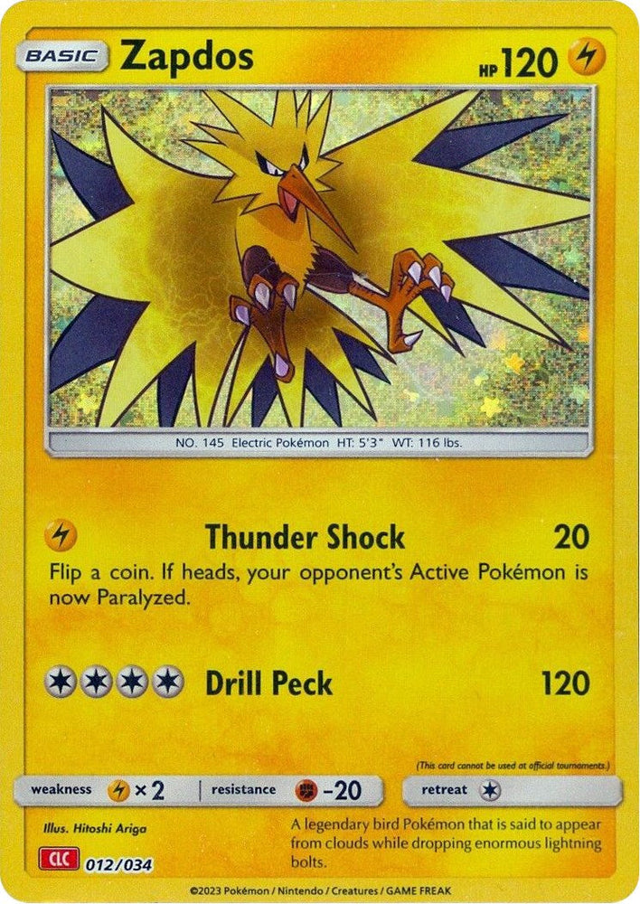Zapdos [Trading Card Game Classic] Pokémon