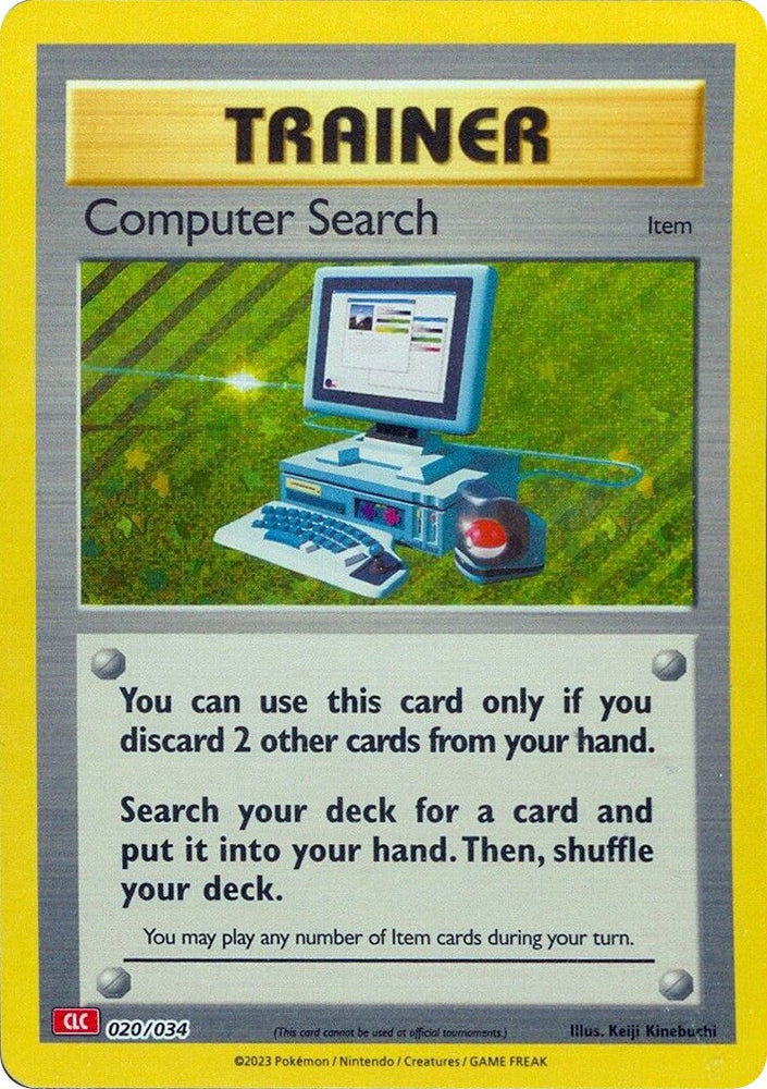 Computer Search (CLC) [Trading Card Game Classic] Pokémon