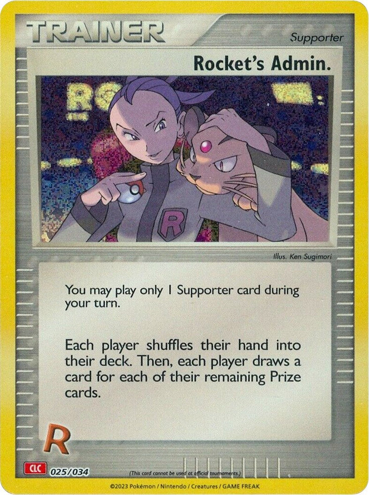 Rocket's Admin. (CLC) [Trading Card Game Classic] Pokémon
