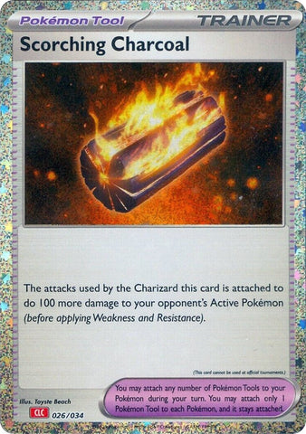 Scorching Charcoal [Trading Card Game Classic] Pokémon