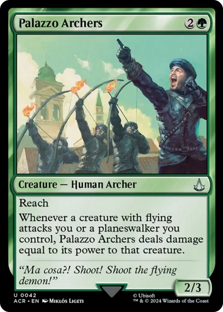 Palazzo Archers [Assassin's Creed] Magic: The Gathering