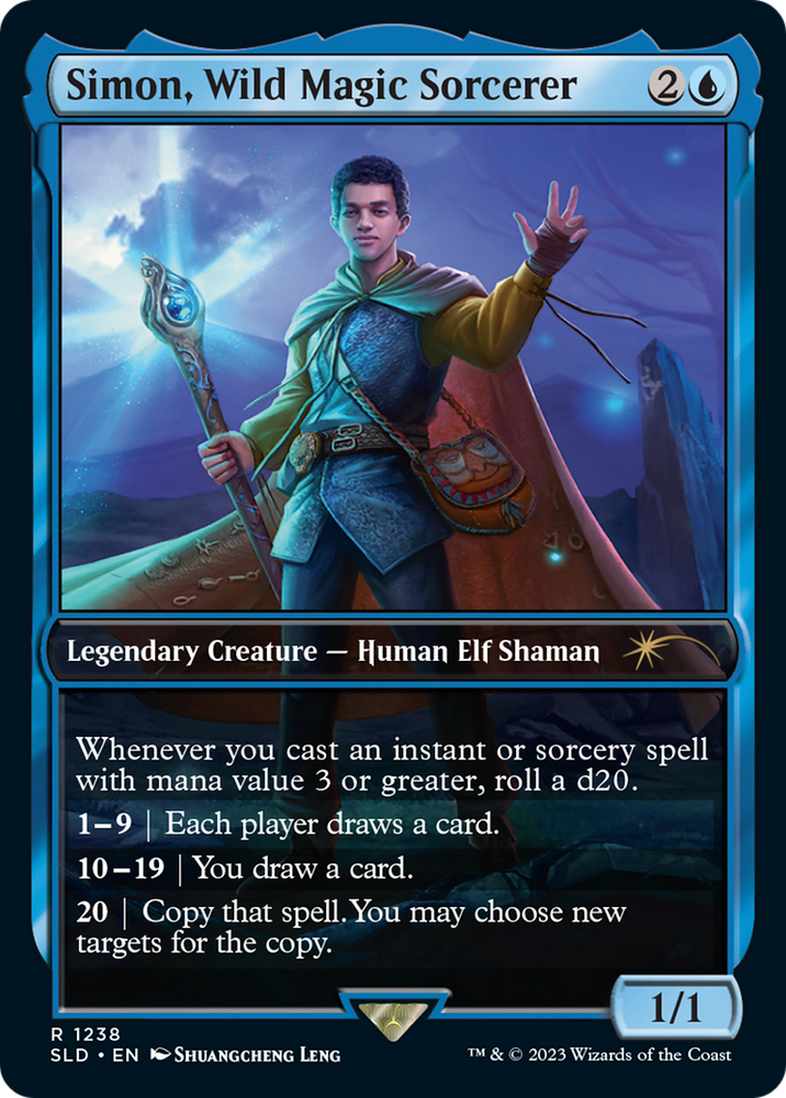 Simon, Wild Magic Sorcerer [Secret Lair Drop Series] Magic: The Gathering