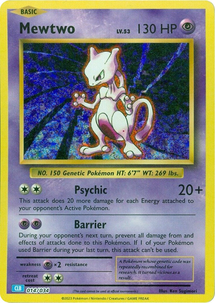 Mewtwo [Trading Card Game Classic] Pokémon