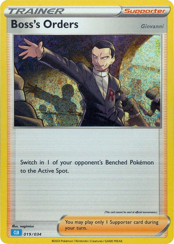 Boss's Orders (CLB) [Trading Card Game Classic] Pokémon
