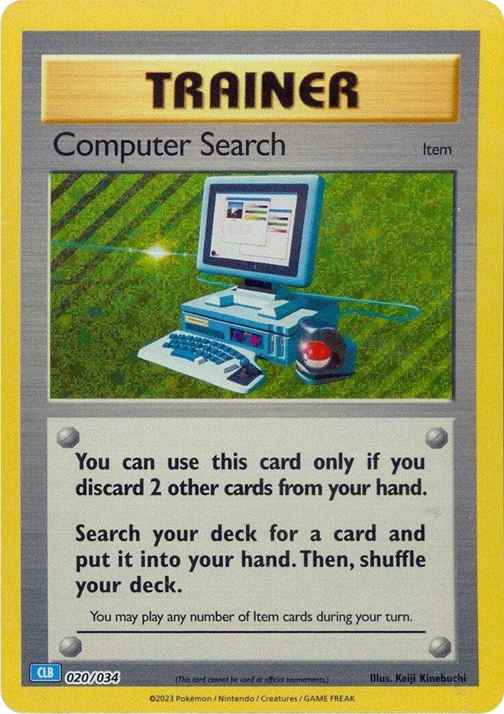 Computer Search (CLB) [Trading Card Game Classic] Pokémon