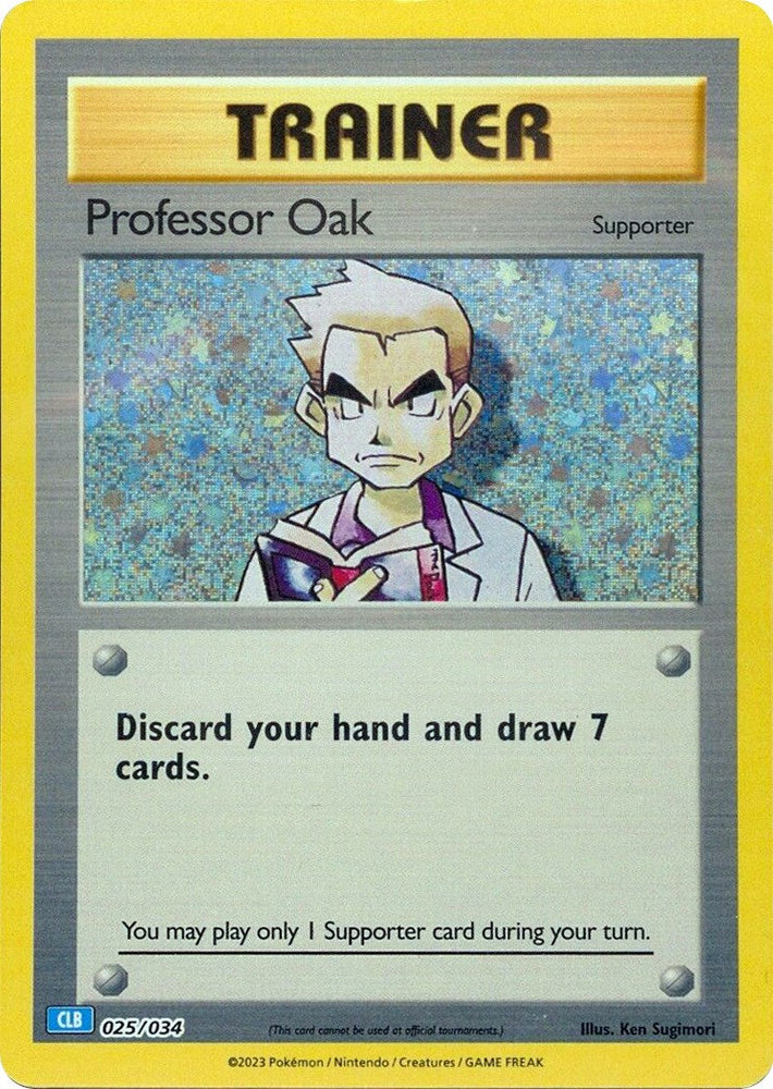 Professor Oak (CLB) [Trading Card Game Classic] Pokémon