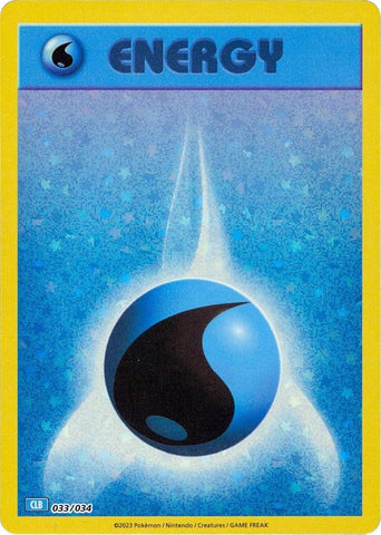 Basic Water Energy [Trading Card Game Classic] Pokémon