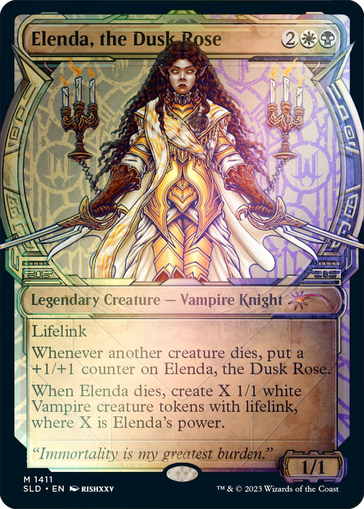 Elenda, the Dusk Rose (Rainbow Foil) [Secret Lair Drop Series] Magic: The Gathering