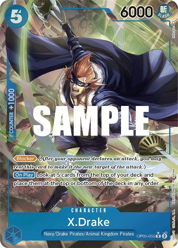X.Drake (Alternate Art) [Awakening of the New Era] Bandai