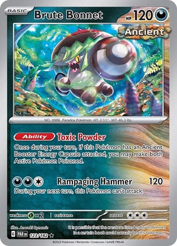 Brute Bonnet (123/182) (Cosmos Holo) [Scarlet & Violet: Paradox Rift] Pokémon