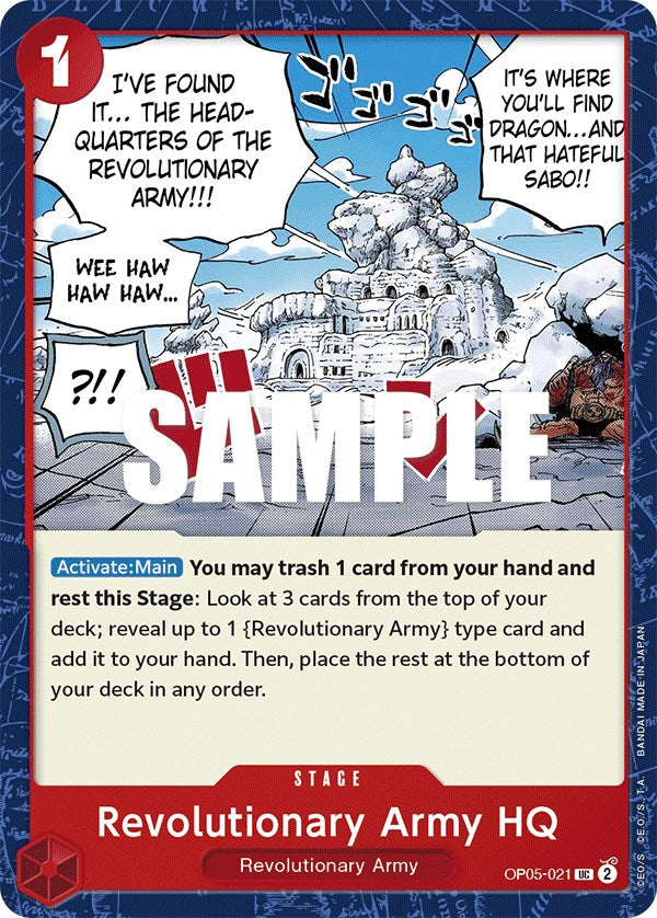 Revolutionary Army HQ [Awakening of the New Era] Bandai