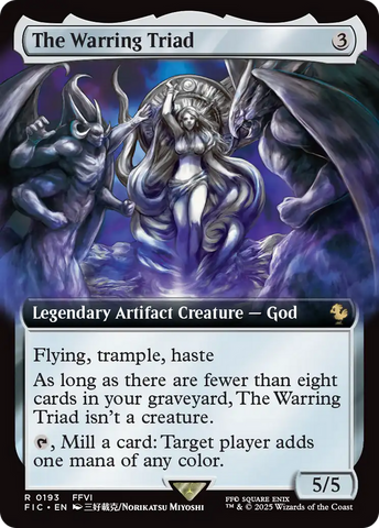 The Warring Triad (Extended Art) [FINAL FANTASY Commander] Magic: The Gathering