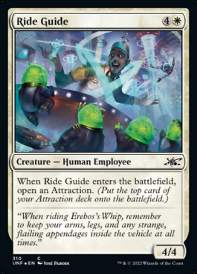 Ride Guide (Galaxy Foil) [Unfinity] Magic: The Gathering