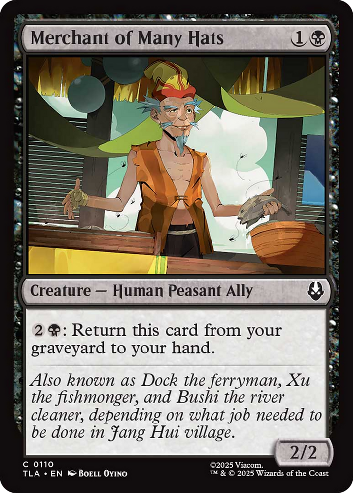 Merchant of Many Hats [Avatar: The Last Airbender] Magic: The Gathering