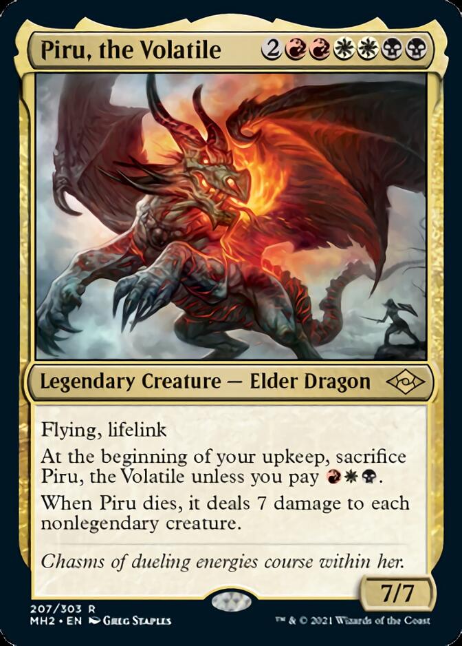 Piru, the Volatile [Modern Horizons 2] Magic: The Gathering