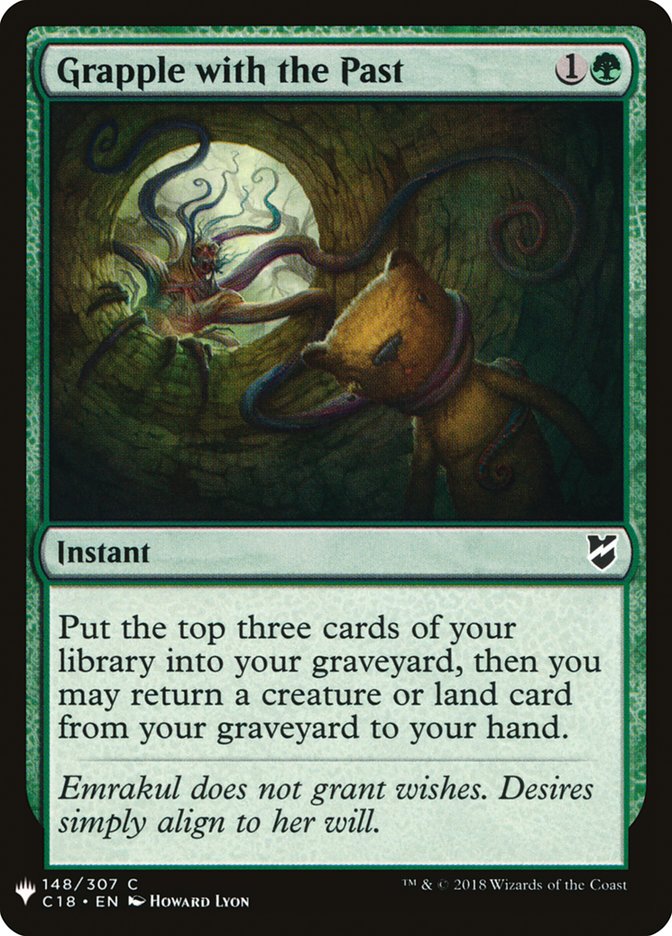 Grapple with the Past [Mystery Booster] Magic: The Gathering