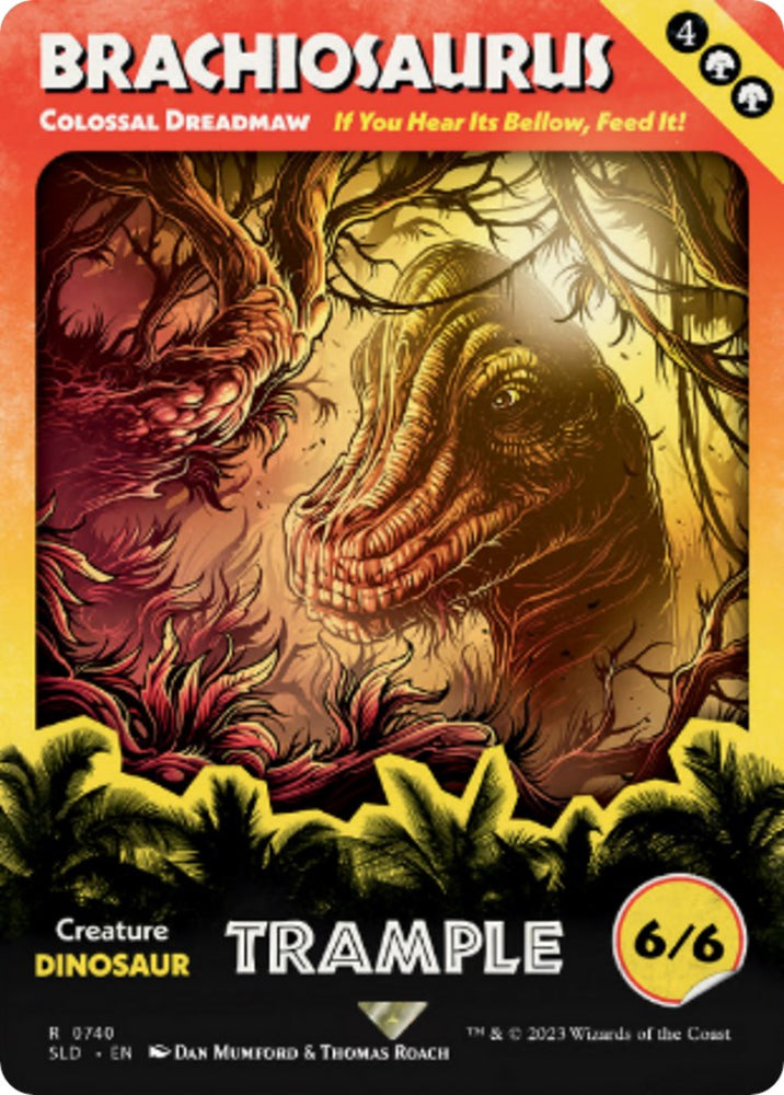 Brachiosaurus - Colossal Dreadmaw [Secret Lair Drop Series] Magic: The Gathering