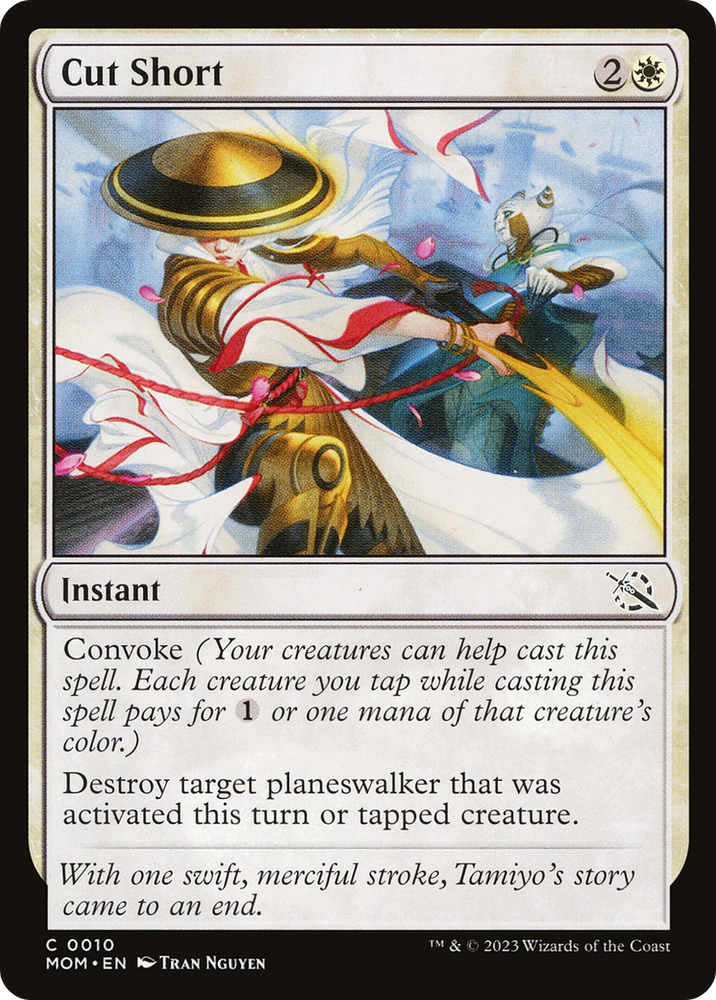 Cut Short [March of the Machine] Magic: The Gathering