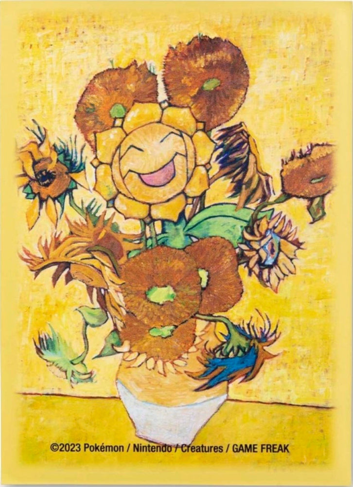 Card Sleeves - Sunflora Inspired by Sunflowers (Pokemon Center × Van Gogh Museum) Pokémon