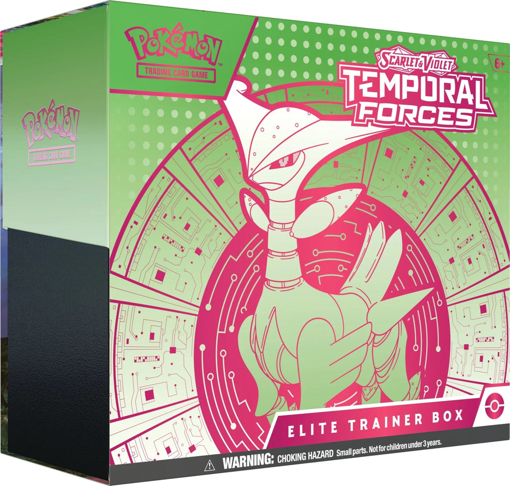 Scarlet & Violet: Temporal Forces - Elite Trainer Box (Iron Leaves) Pokémon