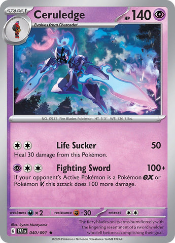 Ceruledge (040/091) [Scarlet & Violet: Paldean Fates] Pokémon