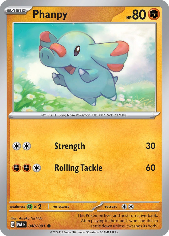 Phanpy (048/091) [Scarlet & Violet: Paldean Fates] Pokémon