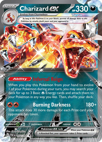 Charizard ex (054/091) [Scarlet & Violet: Paldean Fates] Pokémon