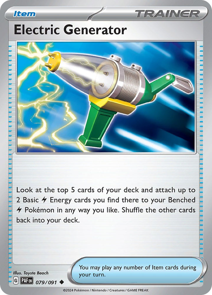 Electric Generator (079/091) [Scarlet & Violet: Paldean Fates] Pokémon