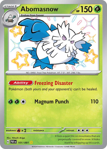 Abomasnow (101/091) [Scarlet & Violet: Paldean Fates] Pokémon