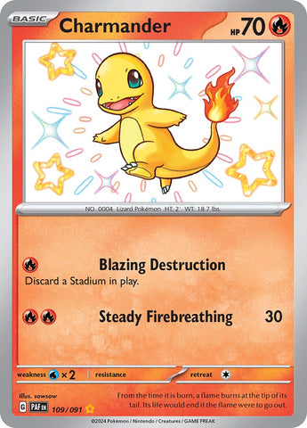 Charmander (109/091) [Scarlet & Violet: Paldean Fates] Pokémon