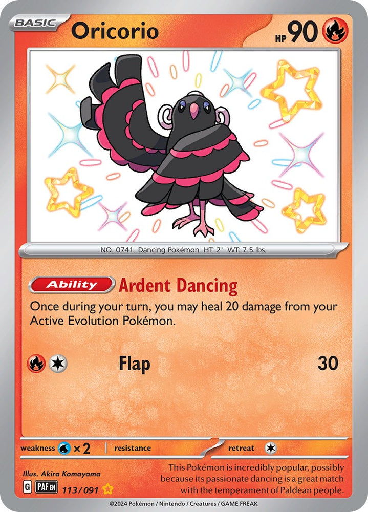 Oricorio (113/091) [Scarlet & Violet: Paldean Fates] Pokémon