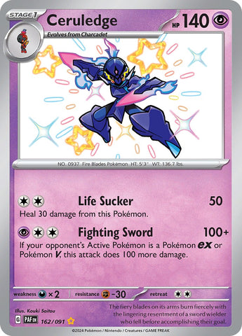 Ceruledge (162/091) [Scarlet & Violet: Paldean Fates] Pokémon