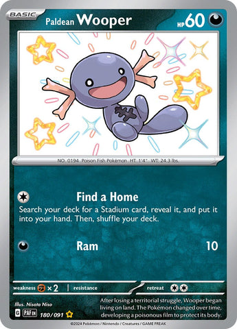 Paldean Wooper (180/091) [Scarlet & Violet: Paldean Fates] Pokémon