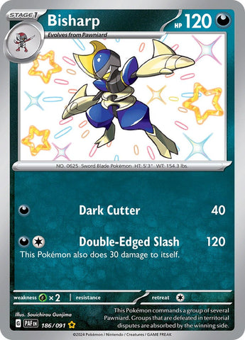 Bisharp (186/091) [Scarlet & Violet: Paldean Fates] Pokémon