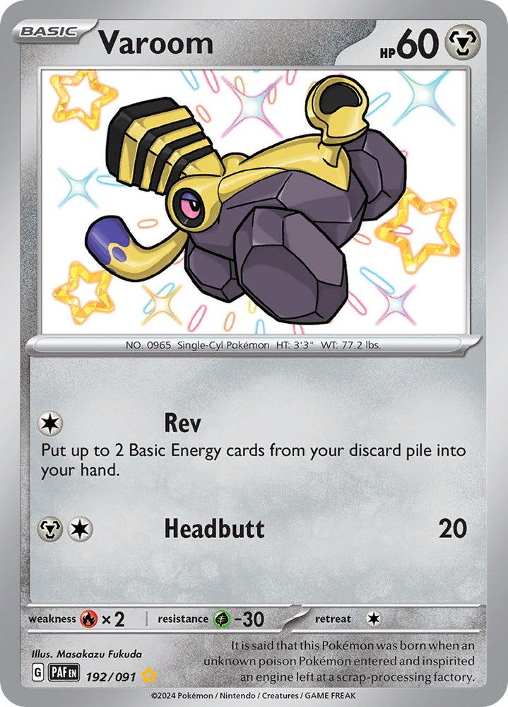 Varoom (192/091) [Scarlet & Violet: Paldean Fates] Pokémon