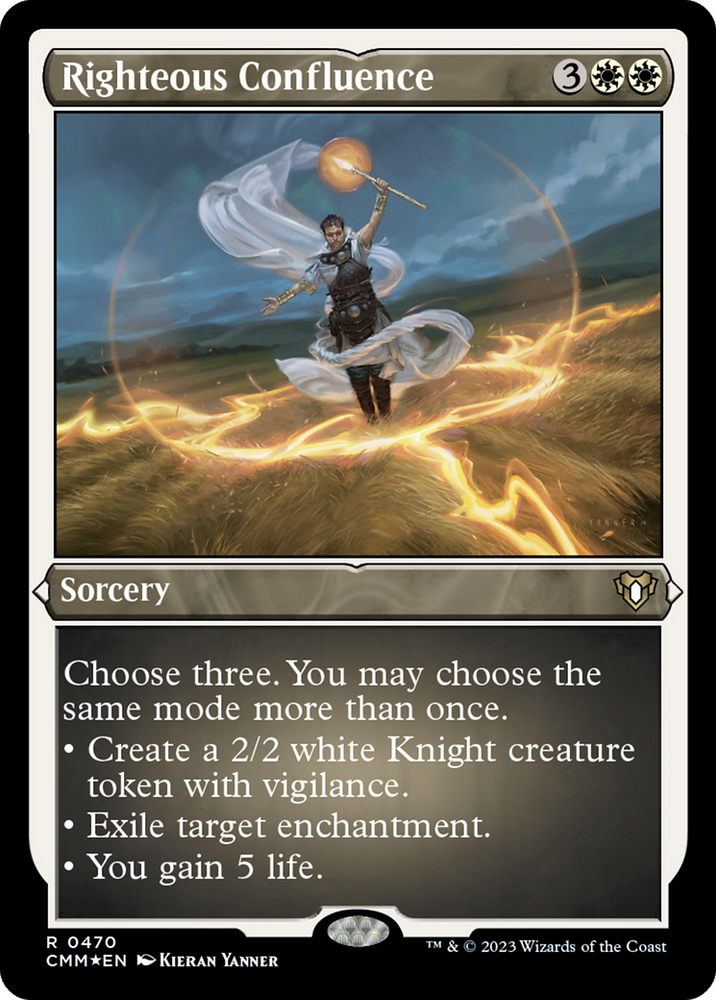 Righteous Confluence (Foil Etched) [Commander Masters] Magic: The Gathering