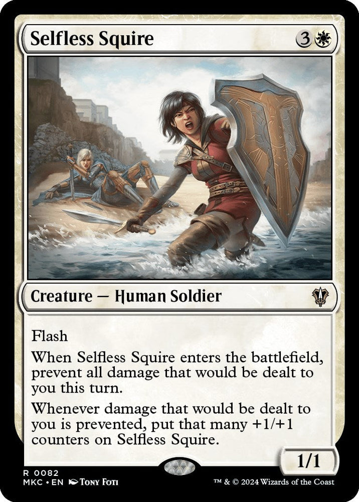 Selfless Squire [Murders at Karlov Manor Commander] Magic: The Gathering