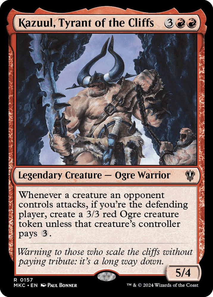 Kazuul, Tyrant of the Cliffs [Murders at Karlov Manor Commander] Magic: The Gathering