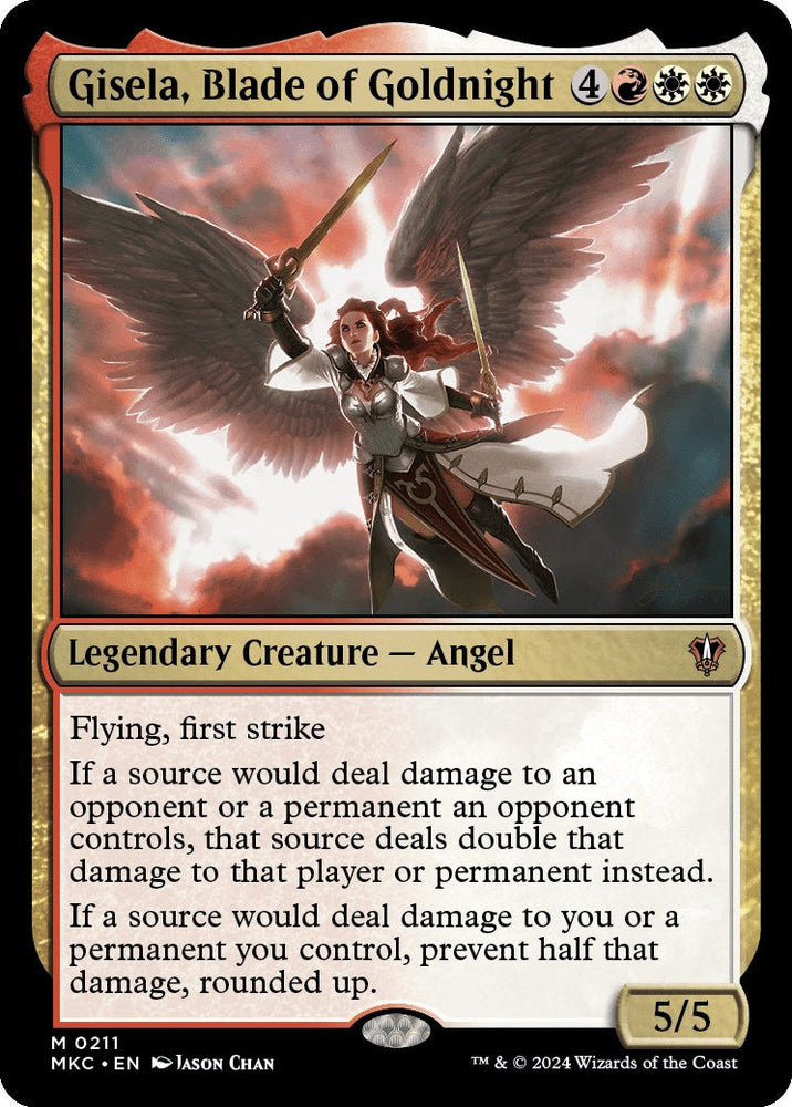 Gisela, Blade of Goldnight [Murders at Karlov Manor Commander] Magic: The Gathering