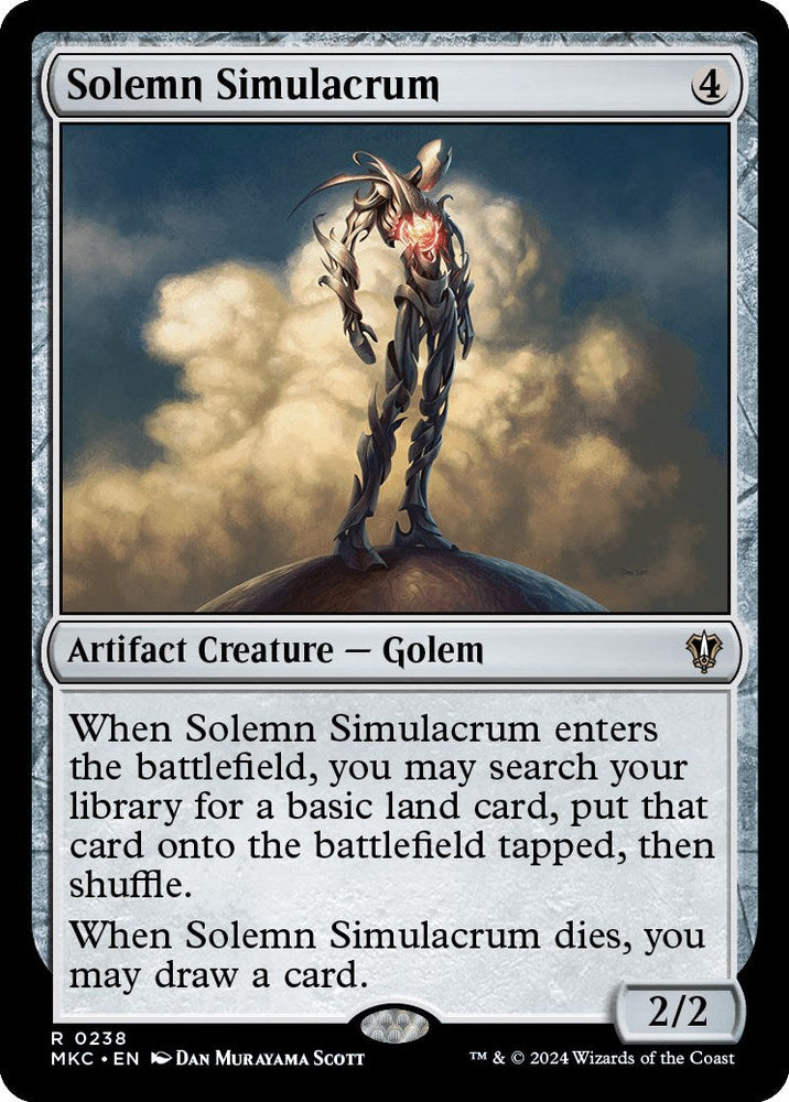 Solemn Simulacrum [Murders at Karlov Manor Commander] Magic: The Gathering