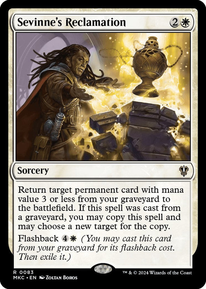 Sevinne's Reclamation [Murders at Karlov Manor Commander] Magic: The Gathering