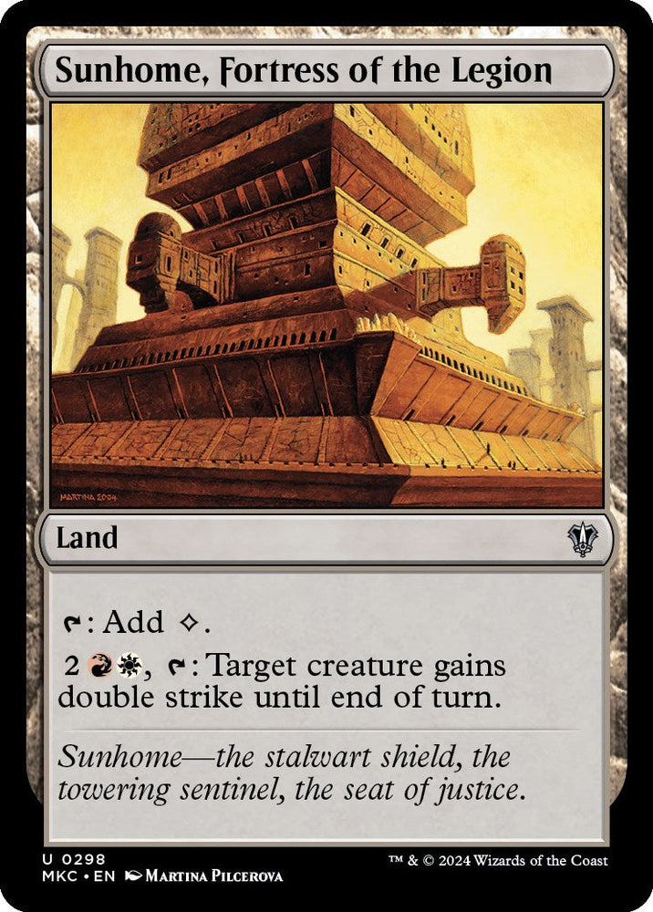 Sunhome, Fortress of the Legion [Murders at Karlov Manor Commander] Magic: The Gathering