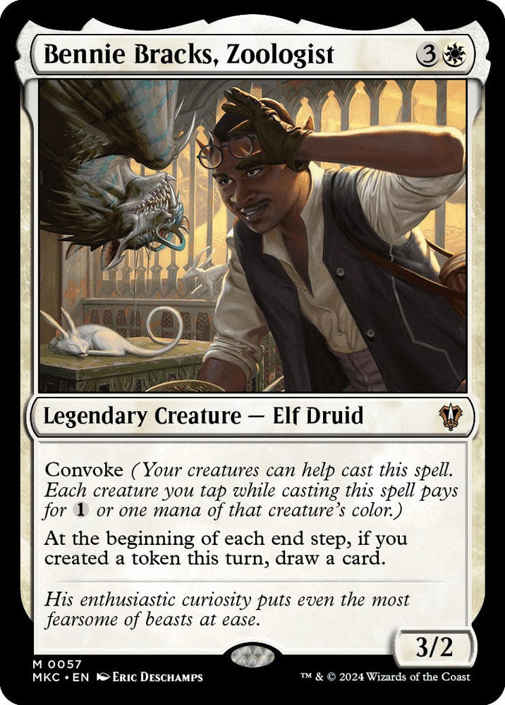 Bennie Bracks, Zoologist [Murders at Karlov Manor Commander] Magic: The Gathering