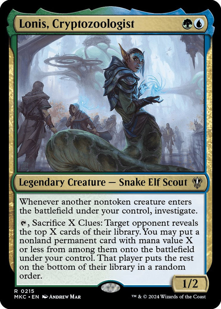 Lonis, Cryptozoologist [Murders at Karlov Manor Commander] Magic: The Gathering
