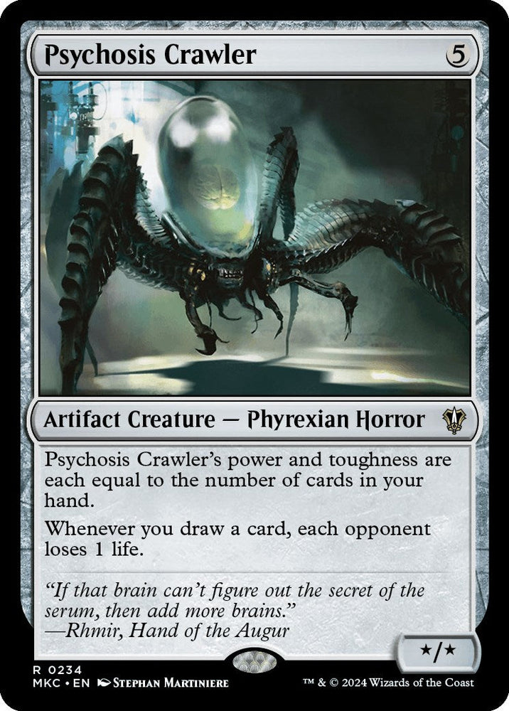 Psychosis Crawler [Murders at Karlov Manor Commander] Magic: The Gathering